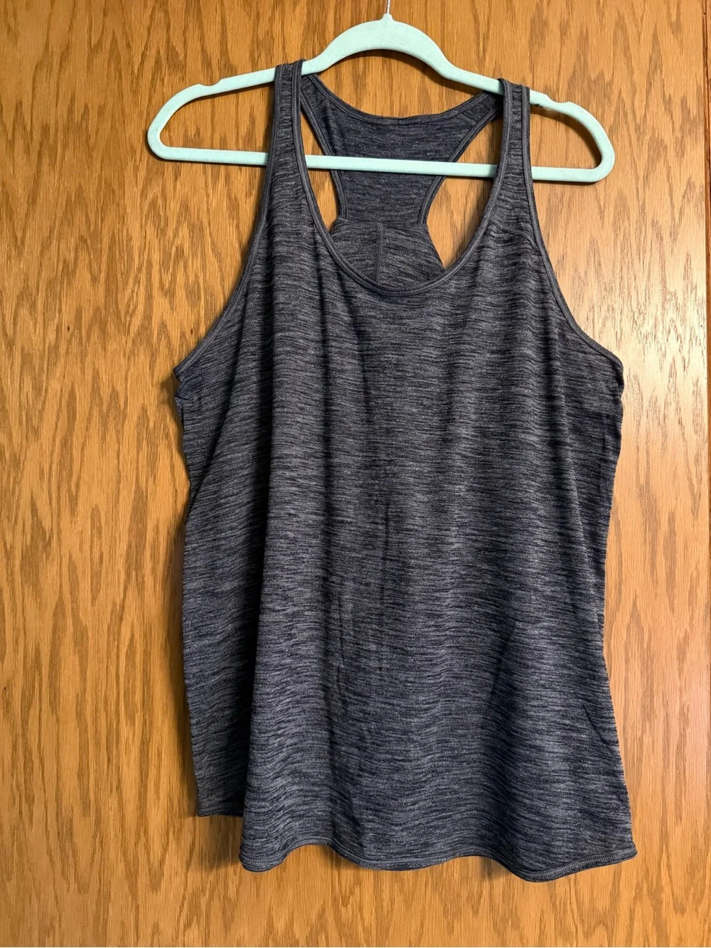 Lululemon Gray Heather Racerback Tank Top Size M